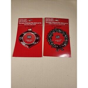 New 2 Studio Decor Holiday Ornament Frame 2x2in And 2.25x2.25in 072408ch